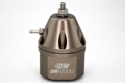 DEATSCHWERKS - DWR2000 Adjustable Fuel Pressure Regulator (Dual -10AN Inlet/-8AN Outlet) - Titanium