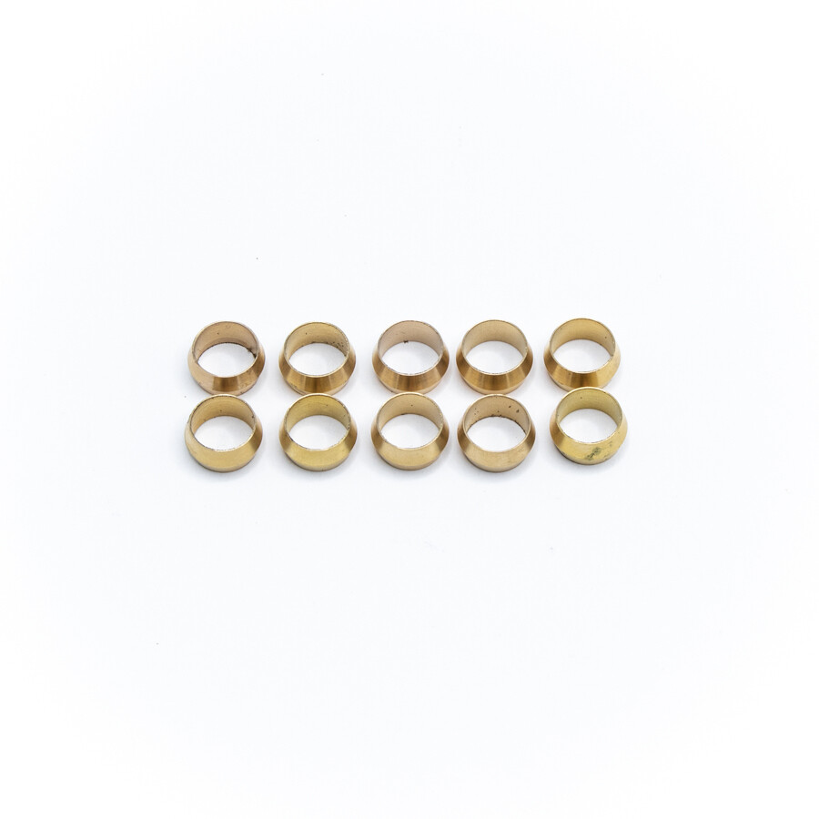 DEATSCHWERKS - Replacement Hard Line Compression Olives - 3/8&quot; (10 Pack)