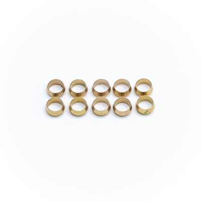 DEATSCHWERKS - Replacement Hard Line Compression Olives - 3/8&quot; (10 Pack)