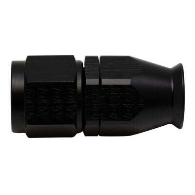 DEATSCHWERKS - 8AN Female Swivel Straight Hose End PTFE Anodized Matte Black