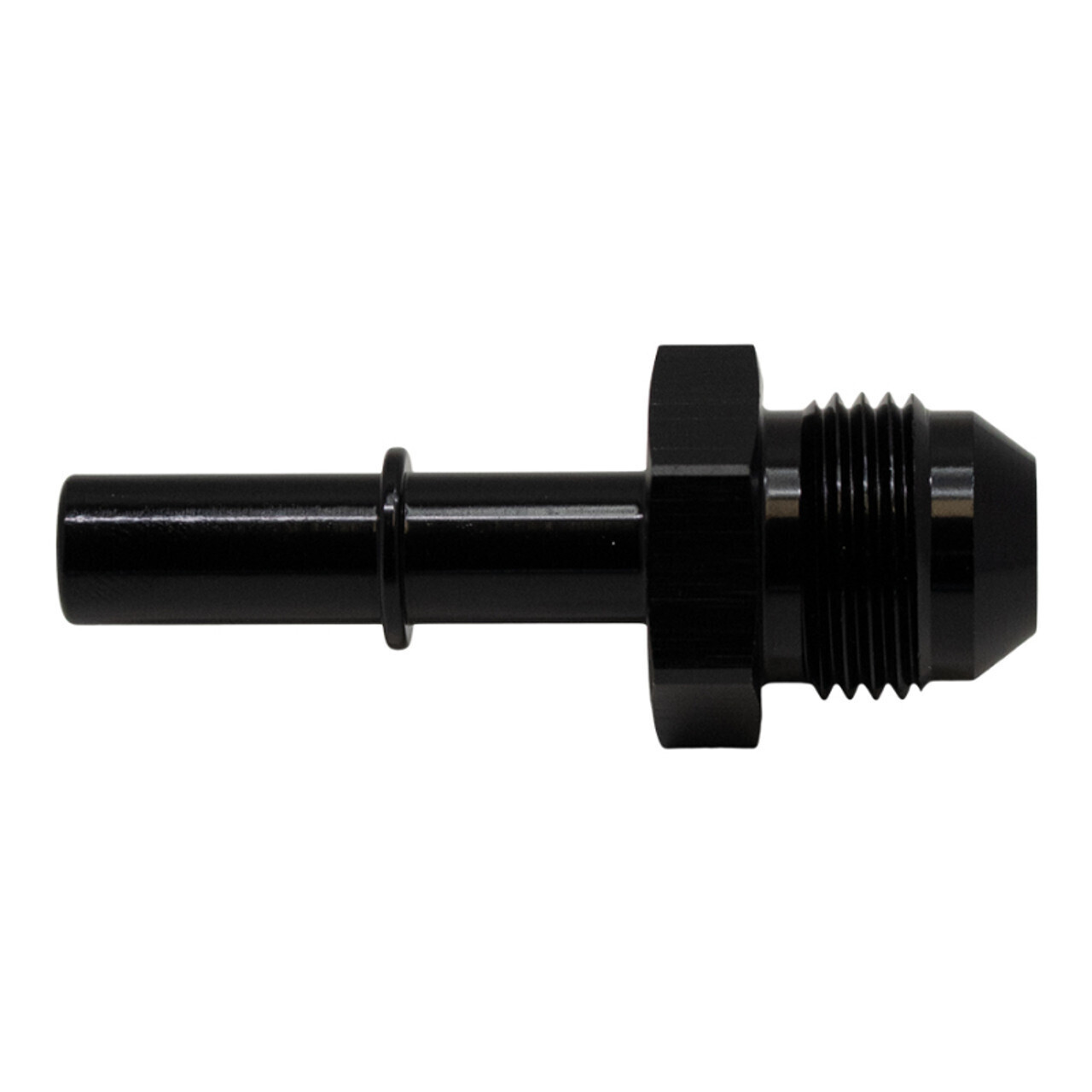DEATSCHWERKS - 8AN to 3/8 EFI Quick Connect Adapter Anodized Matte Black