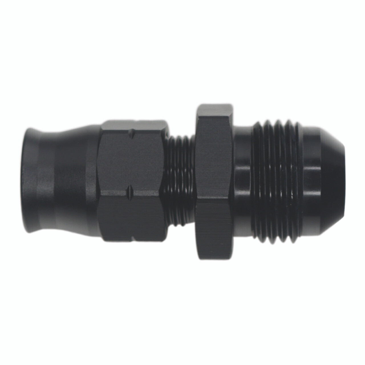 DEATSCHWERKS - 8AN to 3/8 Hardline Compression Adapter Anodized Matte Black