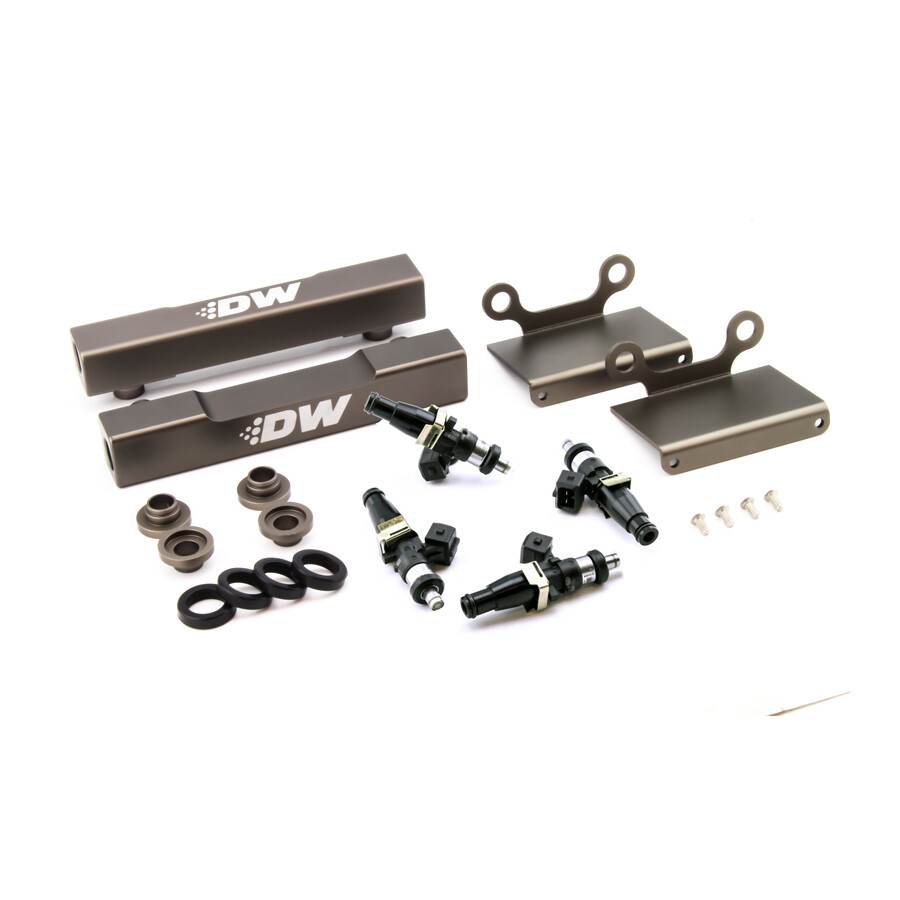 DEATSCHWERKS - Side Feed to Top Feed Fuel Rail Conversion Kit w/1500cc Injectors (STi/Liberty GT 04-06)