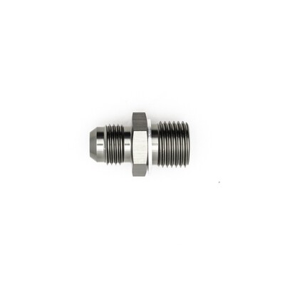 DEATSCHWERKS - 6AN Male Flare to M16 X 1.5 Male Metric Adapter w/Crush Washer
