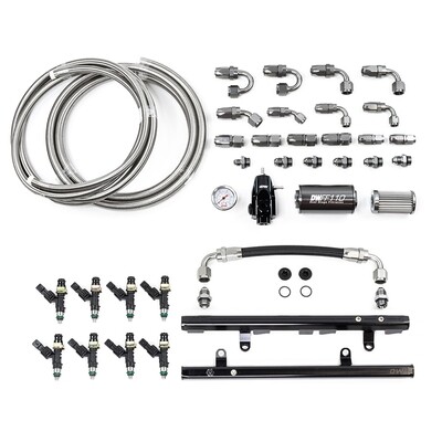 DEATSCHWERKS - LS1/LS6 Fuel Rails w/Crossover, 1000cc/min Injectors and Full Return Plumbing Kit (Camaro 98-02)
