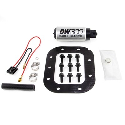 DEATSCHWERKS - DW300 Series 340lph In-Tank Fuel Pump w/ Install Kit (Corvette 84-85)