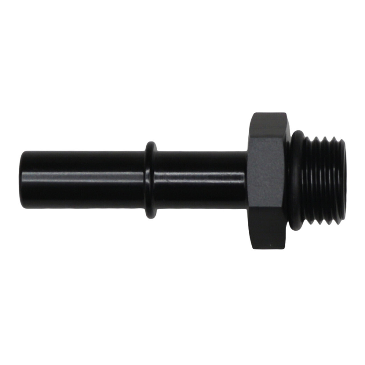 DEATSCHWERKS - 6AN to 3/8 EFI Quick Connect Adapter Anodized Matte Black