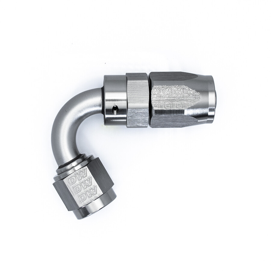 DEATSCHWERKS - Titanium 120 Deg 6AN Female Flare Swivel CPE Hose End
