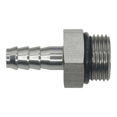 DEATSCHWERKS - 8AN to 5/16 Triple Barb Fitting Anodized DW Titanium