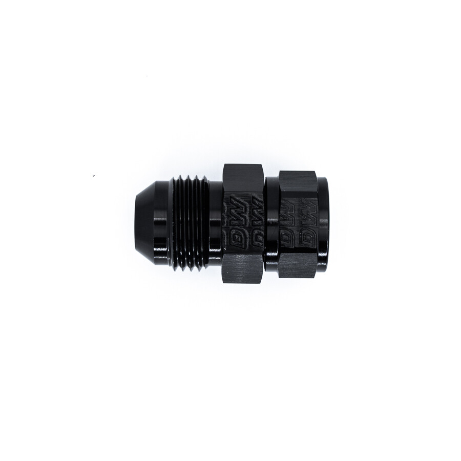 DEATSCHWERKS - 8AN Male Flare to Fuel Pump Outlet Barb Adapter