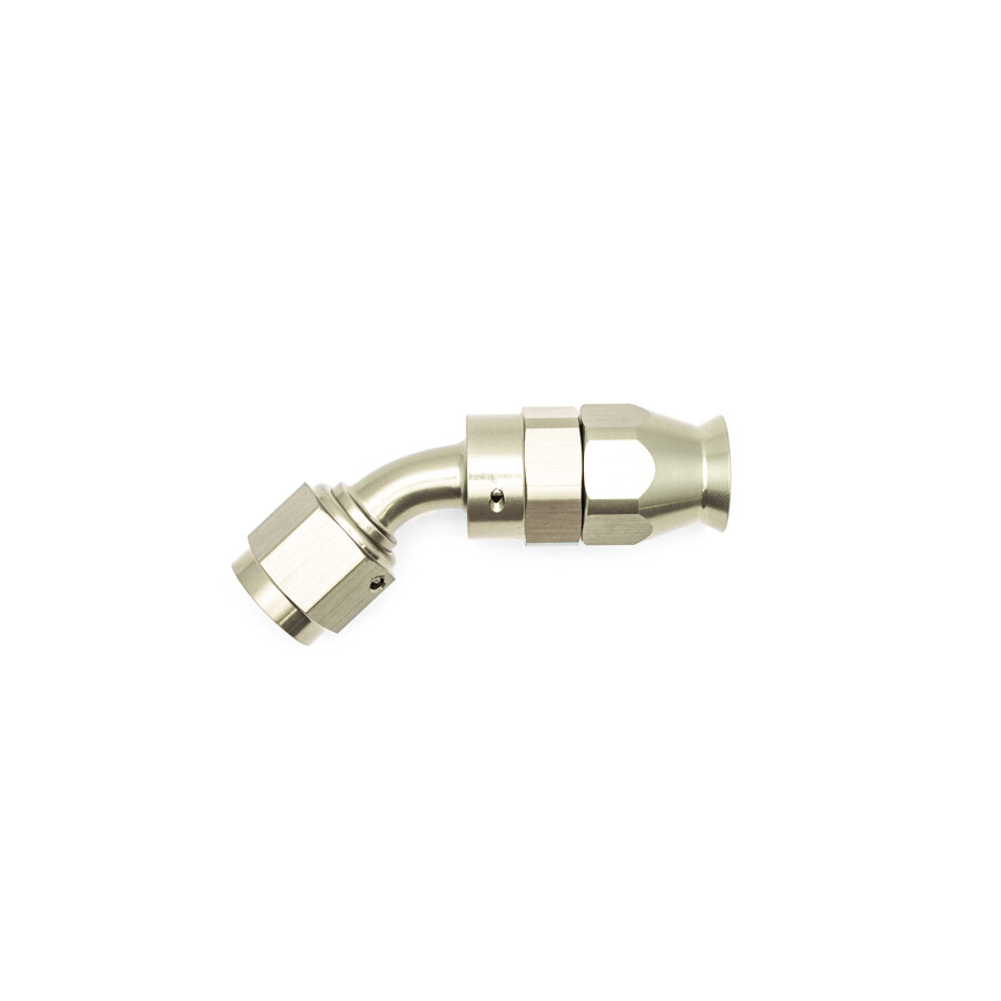 DEATSCHWERKS - 45 Deg 6AN Female Swivel PTFE Hose End w/Olive Insert