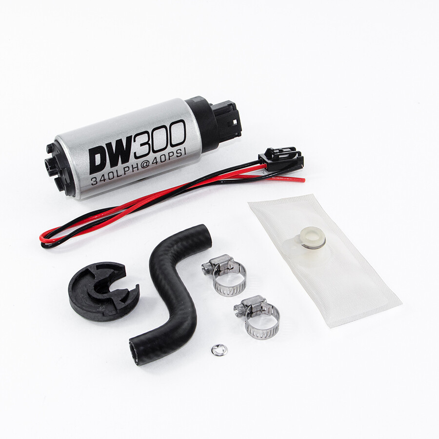DEATSCHWERKS - DW300 340lph In-Tank Fuel Pump w/Install Kit (Mustang 85-97)