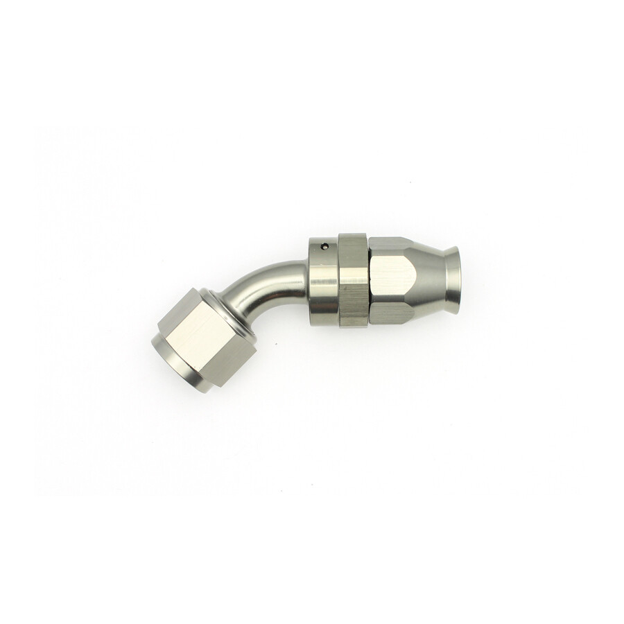 DEATSCHWERKS - 45 Deg 8AN Female Swivel PTFE Hose End w/Olive Insert