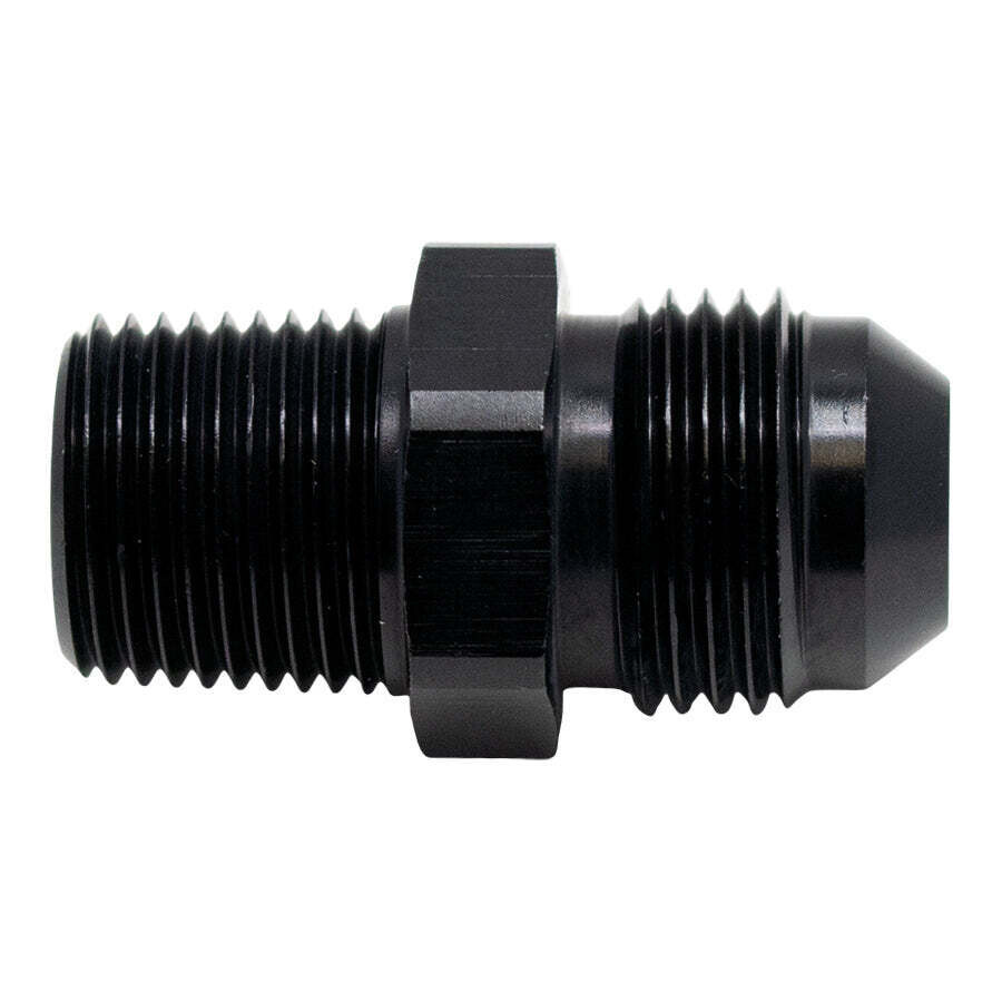 DEATSCHWERKS - 8AN Male Flare to 3/8 Inch Male NPT Adapter Anodized Matte Black