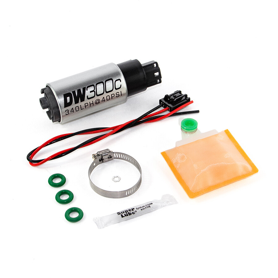 DEATSCHWERKS - DW300C 340lph Compact Fuel Pump w/Install Kit (Focus RS 05-10)