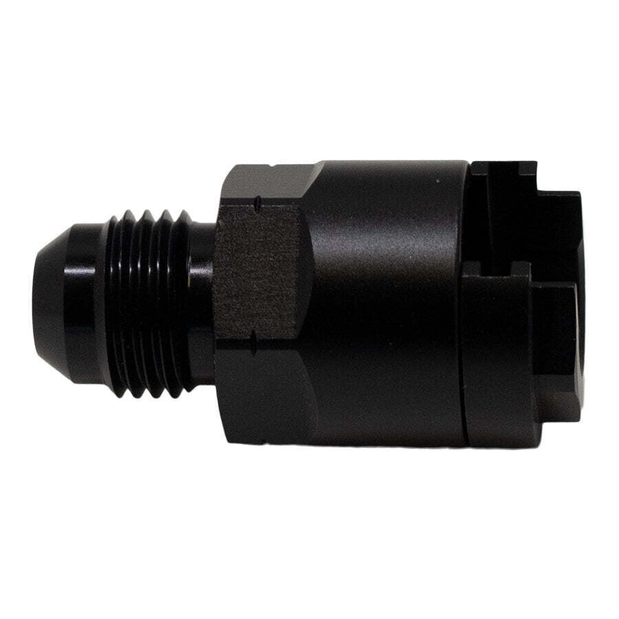 DEATSCHWERKS - 6AN to 3/8 EFI Quick Connect Adapter Anodized Matte Black