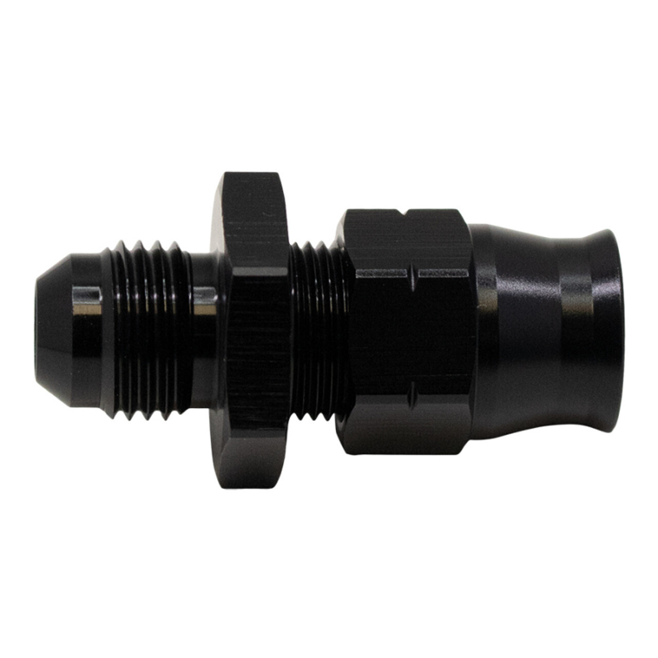 DEATSCHWERKS - 6AN to 3/8 Hardline Compression Adapter Anodized Matte Black