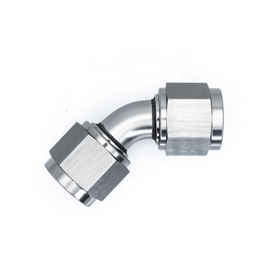 DEATSCHWERKS - Titanium 45 Deg 10AN to 10AN Female Flare Swivel Coupler