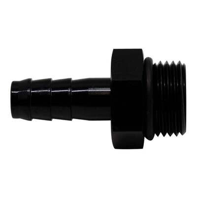 DEATSCHWERKS - 8AN to 3/8 Triple Barb Fitting Anodized Matte Black