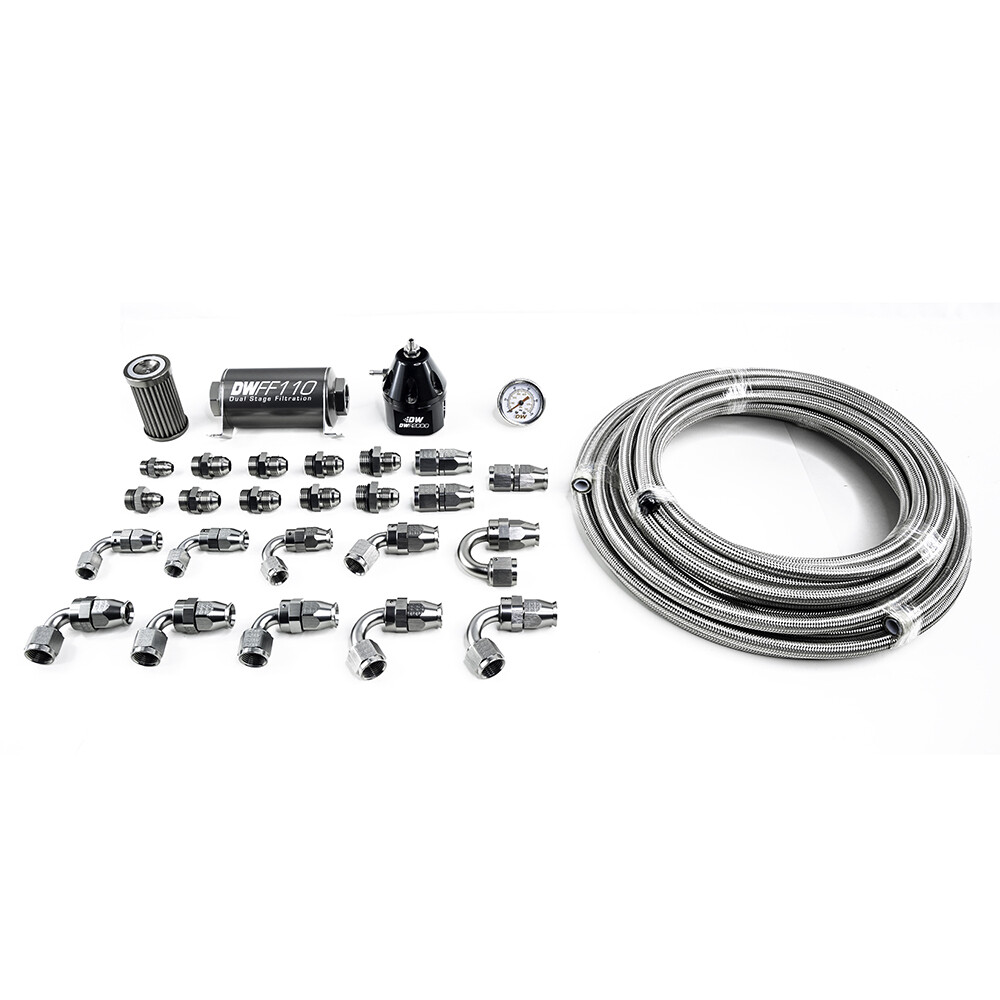 DEATSCHWERKS - X2 Series -10AN PTFE Plumbing Kit (Mustang 11-19)