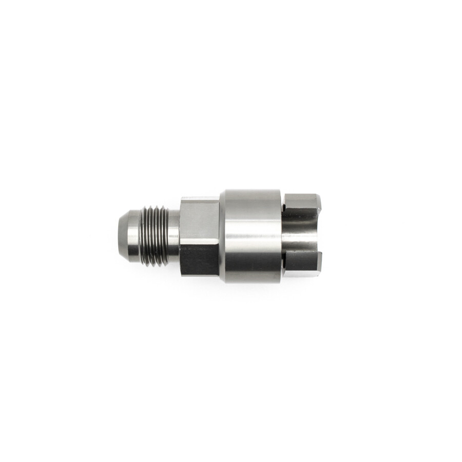DEATSCHWERKS - 6AN Male Flare to 3/8&quot; Female EFI Quick Connect Adapter