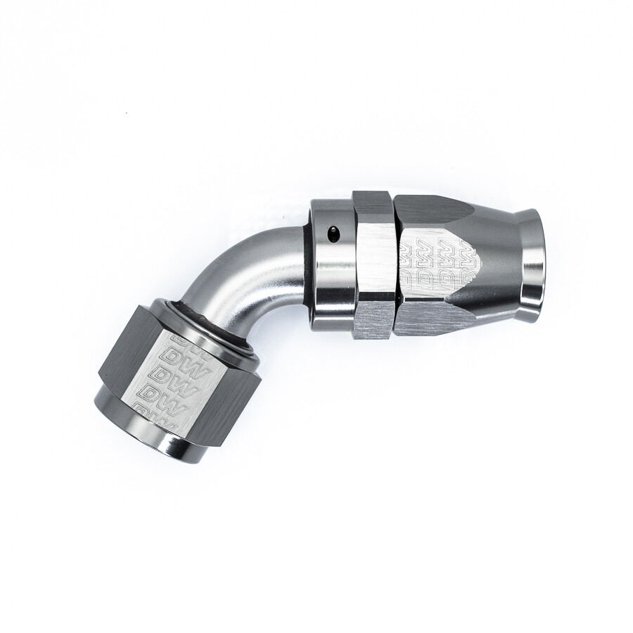 DEATSCHWERKS - Titanium 60 Deg 10AN Female Flare Swivel PTFE Hose End w/Olive Insert