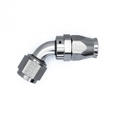 DEATSCHWERKS - Titanium 60 Deg 10AN Female Flare Swivel PTFE Hose End w/Olive Insert