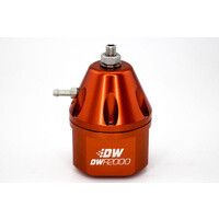 DEATSCHWERKS - DWR2000 Adjustable Fuel Pressure Regulator (Dual -10AN Inlet/-8AN Outlet) - Orange