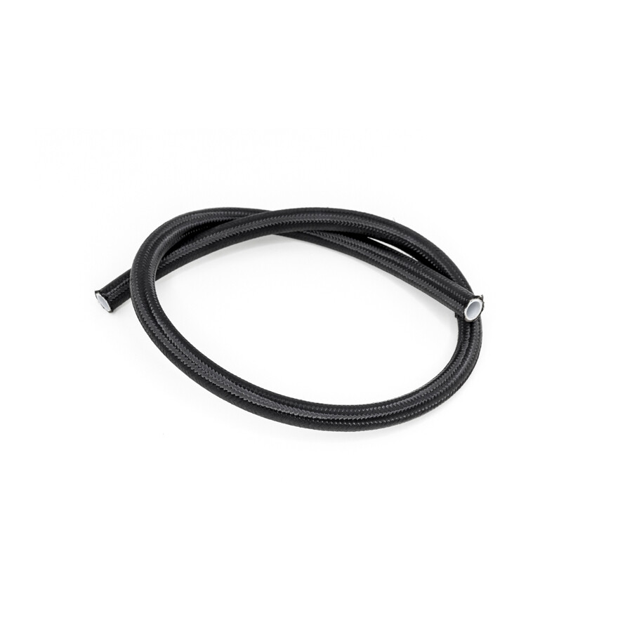 DEATSCHWERKS - 8AN Black Nylon Braided PTFE Hose - 3 Feet