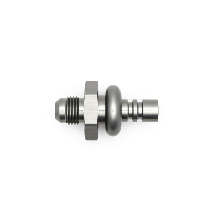 DEATSCHWERKS - 6AN Male Flare to 3/8&quot; Ford Male EFI Quick Connect Adapter
