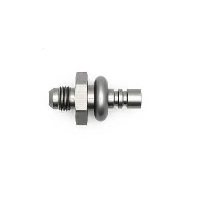 DEATSCHWERKS - 6AN Male Flare to 3/8&quot; Ford Male EFI Quick Connect Adapter