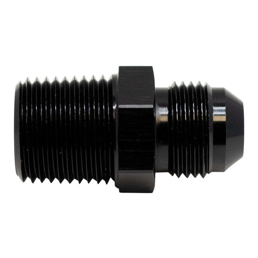 DEATSCHWERKS - 8AN Male Flare to 1/2 Inch Male NPT Adapter Anodized Matte Black