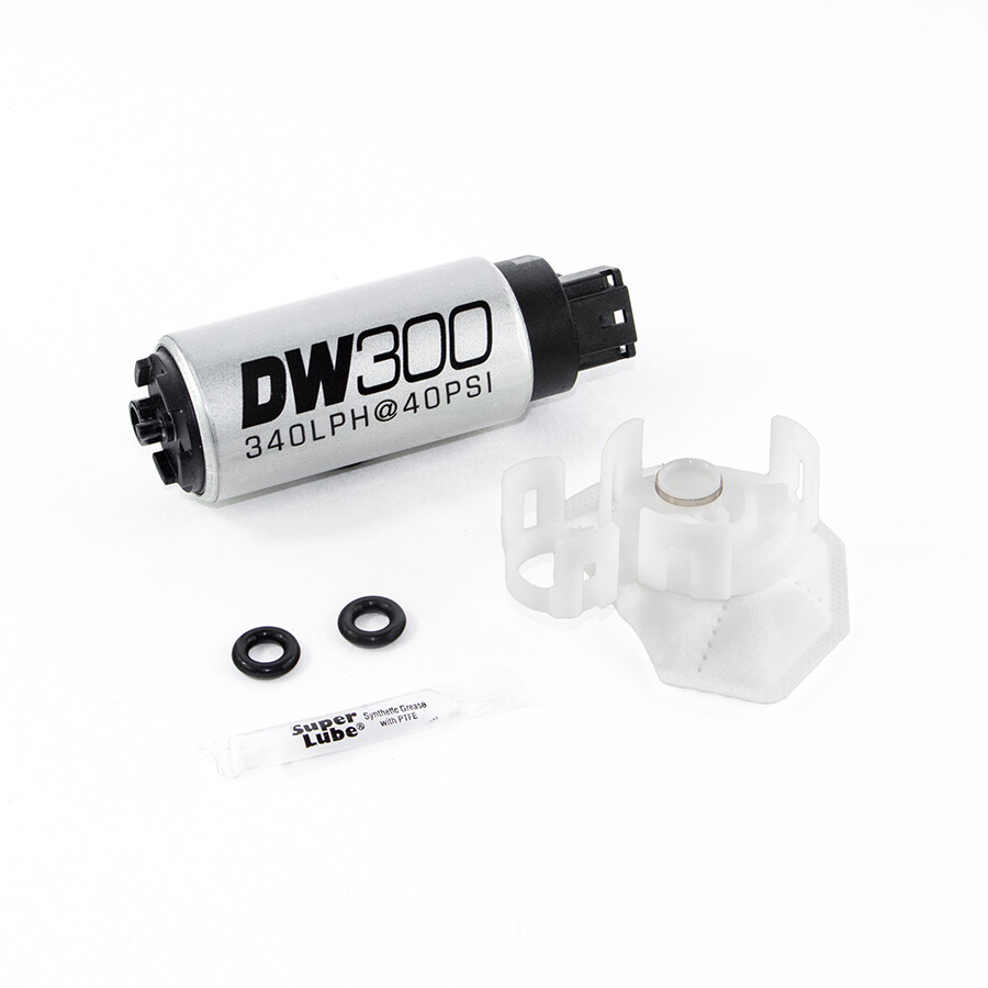 DEATSCHWERKS - DW300C 340lph Compact Fuel Pump w/Install Kit (Evo X/Accord 13-17)