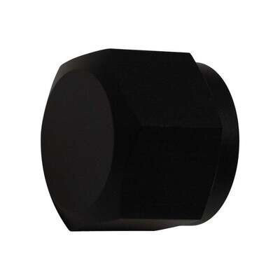 DEATSCHWERKS - 10AN Female Flare Cap Anodized Matte Black