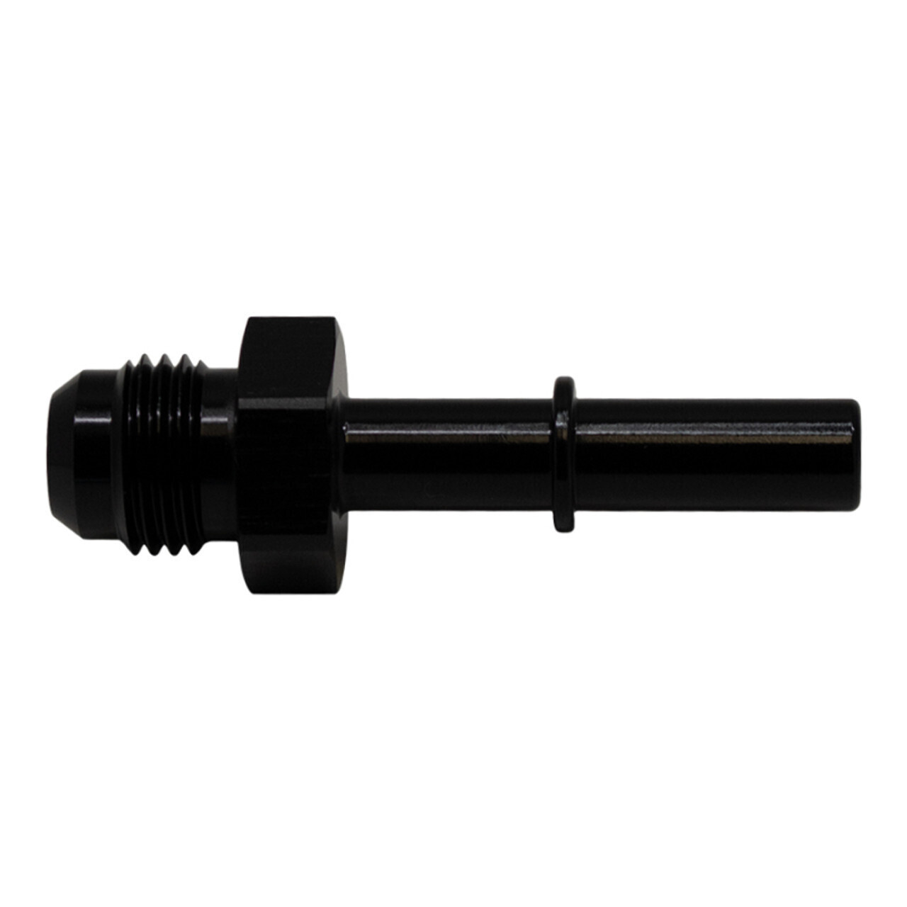 DEATSCHWERKS - 6AN to 5/16 EFI Quick Connect Adapter Anodized Matte Black