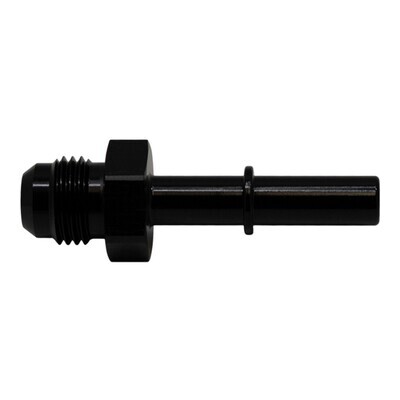 DEATSCHWERKS - 6AN to 5/16 EFI Quick Connect Adapter Anodized Matte Black