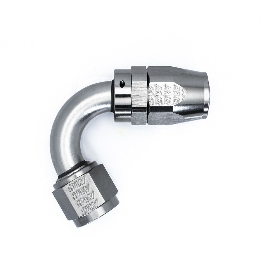 DEATSCHWERKS - Titanium 120 Deg 10AN Female Flare Swivel CPE Hose End