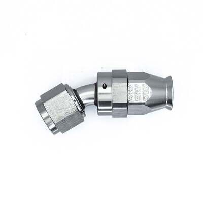 DEATSCHWERKS - 6 AN Female Flare Swivel 30-degree Hose End PTFE anodized DW titanium