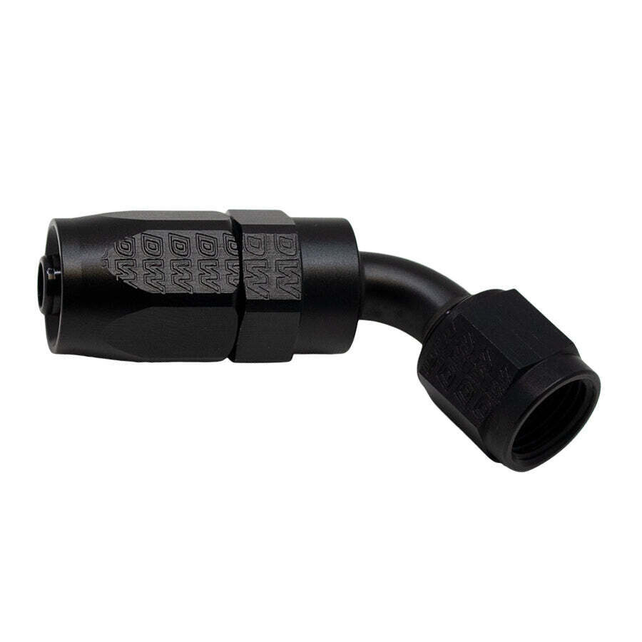 DEATSCHWERKS - 6 AN Female Flare Swivel 60-Degree Hose End CPE Anodized Matte Black