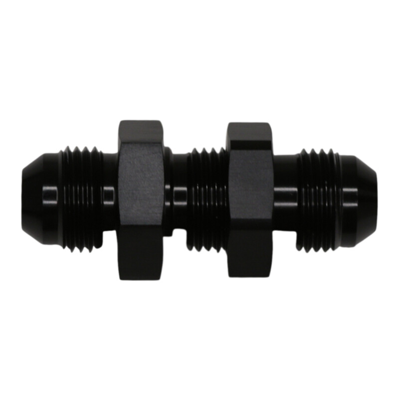 DEATSCHWERKS - 8AN to 8AN Bulkhead Adapter Anodized Matte Black