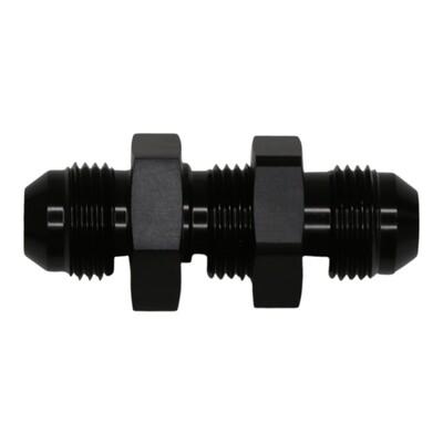 DEATSCHWERKS - 8AN to 8AN Bulkhead Adapter Anodized Matte Black