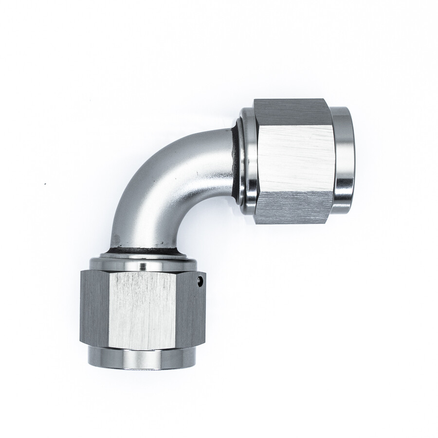 DEATSCHWERKS - Titanium 90 Deg 10AN to 10AN Female Flare Swivel Coupler