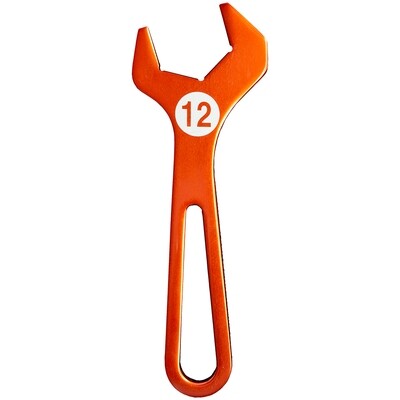 DEATSCHWERKS - Orange Anodized T6061 Aluminum Hose End Wrench - 12AN