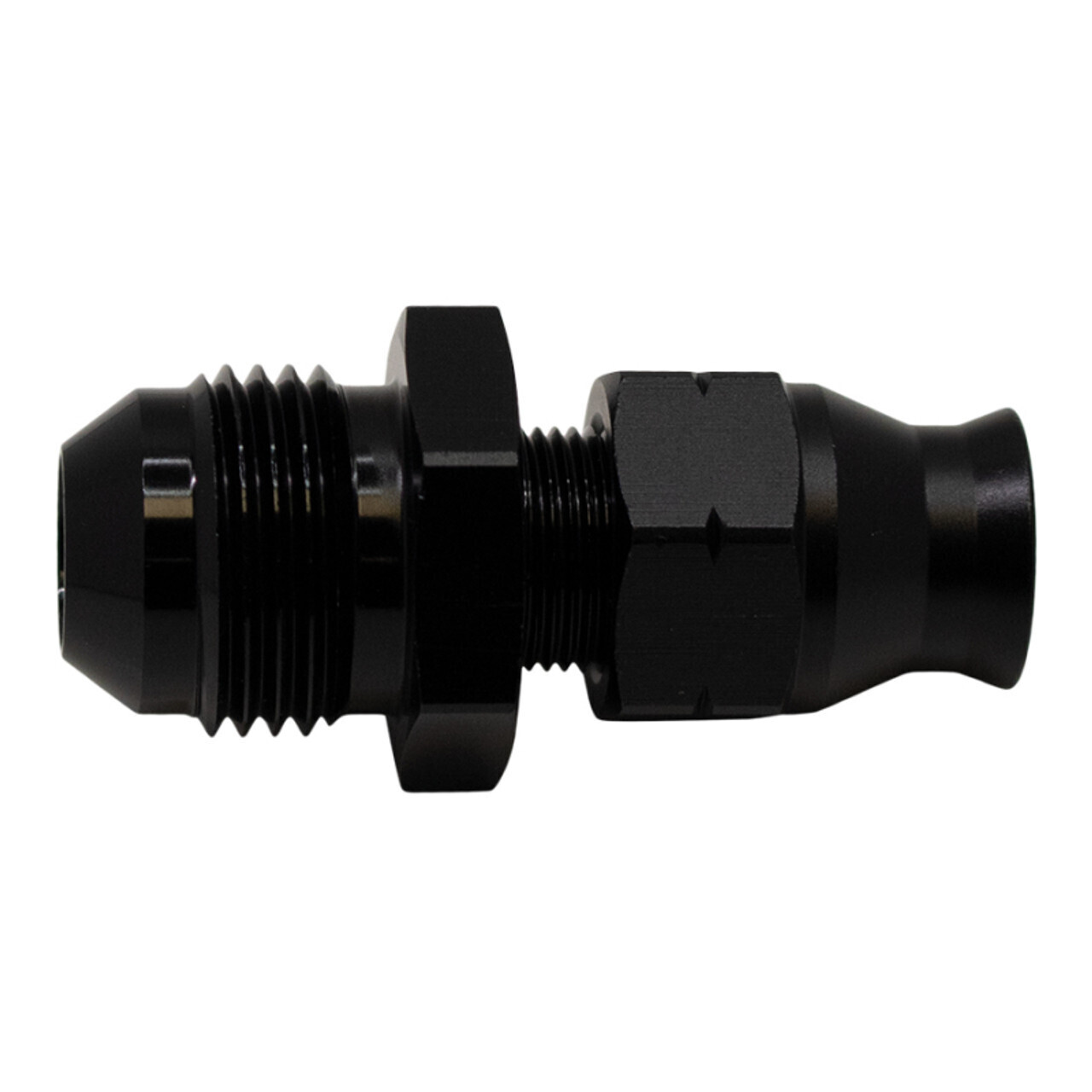 DEATSCHWERKS - 8AN to 5/16 Hardline Compression Adapter Anodized Matte Black