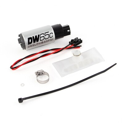 DEATSCHWERKS - DW65C 265lph Compact Fuel Pump w/Install Kit (BMW 3 88-91)