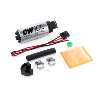 DEATSCHWERKS - DW100 165lph In-Tank Fuel Pump w/Install Kit (Silvia 89-94)