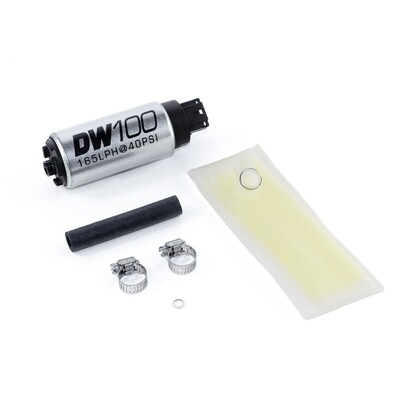 DEATSCHWERKS - DW100 165lph In-Tank Fuel Pump w/Install Kit (Integra 94-01/Civic 92-00)