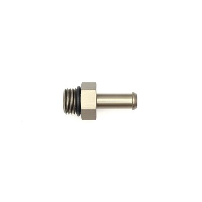 DEATSCHWERKS - 6AN ORB Male to 5/16&quot; Male Barb Fitting w/O-Ring