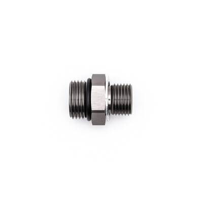 DEATSCHWERKS - 8AN Male Flare to 3/8&quot; Hardline Compression Adapter w/Olive Insert