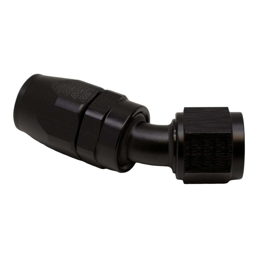 DEATSCHWERKS - 10AN Female Flare Swivel 30-Degreehose End CPE Anodized Matte Black